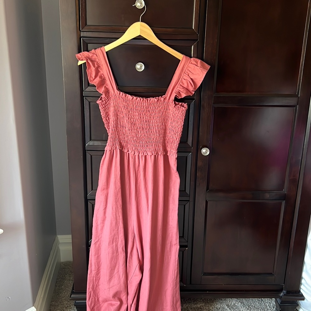 ASOS pink jumpsuit